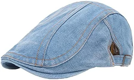 Hot Sale ๐ Maxpetus Denim ๐ฉ Women's Berets, Newsboy Hats, Chauffeur Hats Light Blue ๐คฉ 8 Hot Sale ๐ Maxpetus Denim ๐ฉ Women's Berets, Newsboy Hats, Chauffeur Hats Light Blue ๐คฉ - Image 6