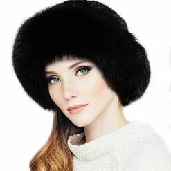 Men Skullies & Beanies Sales 14 Outlet βοΈ YXCFEWD Mink Hat Real Fur Hat Knit Furry π© Womens Russian Hat Fur Hat For π© Women With Elastic Beret Brown π