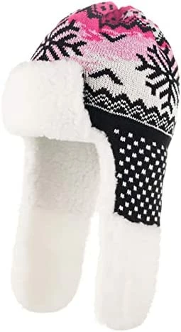 Cheap ⌛ Team Snowflake Winter Trapper Hat For 👩 Women - Fun Ushanka Hat With Ear Flaps Brown - Brown ✨ 6 Cheap ⌛ Team Snowflake Winter Trapper Hat For 👩 Women - Fun Ushanka Hat With Ear Flaps Brown - Brown ✨ - Image 4