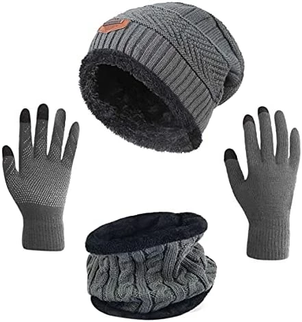 Top 10 ๐ฅฐ HINDAWI Winter Hat Scarf Gloves Slouchy Beanie Snow Knit Skull Cap Touch Screen Mittens Circle Scarves For ๐ฉ Women Hat+scarf+gloves (black) ๐ 5 Top 10 ๐ฅฐ HINDAWI Winter Hat Scarf Gloves Slouchy Beanie Snow Knit Skull Cap Touch Screen Mittens Circle Scarves For ๐ฉ Women Hat+scarf+gloves (black) ๐ - Image 3