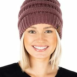 Promo 🛒 Funky Junque Exclusives 👩 Womens Beanie Solid Ribbed Knit Hat Warm Soft Skull Cap Denim - Confetti 🔔 -Men Skullies & Beanies Sales 41UFm1K5xjL. AC