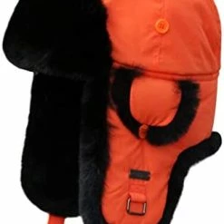 Best Pirce ✨ Kurhatic Winter Trapper Hat,Warm Faux Fur Aviator Hat,Russian Trooper Hunting Ski Hat With Ear Flaps for Men & 👩 Women Charcoal Gray 🌟 -Men Skullies & Beanies Sales 41VQ WVUDzL. AC