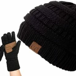 New 🎁 C.C Unisex Chunky Soft Stretch Cable Knit Warm Fuzzy Lined Skully Beanie Violet 😀 -Men Skullies & Beanies Sales 41VjhFRcnRL. AC