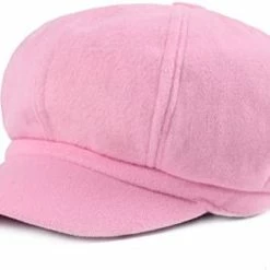 Deals ❤️ Women Vintage Newsboy Cabbie Peaked Beret Cap Warm Baker Boy Visor Hat Flat Cap Red 🤩 -Men Skullies & Beanies Sales 41W2mpv5E1L. AC