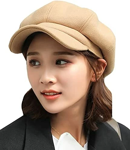 Brand new ๐คฉ Newsboy Hats For ๐ฉ Women, ๐ฉ Women Newsboy Hats Winter Felt Retro Solid Color Fashion All-Match Newsboy Cap A Burgundy ๐ 12 Brand new ๐คฉ Newsboy Hats For ๐ฉ Women, ๐ฉ Women Newsboy Hats Winter Felt Retro Solid Color Fashion All-Match Newsboy Cap A Burgundy ๐ - Image 10