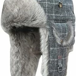 Best reviews of ⌛ Fur Winter Trapper Hat,Wool Faux Fur Aviator Ski Trapper Trooper Pilot Hat,Snow Eskimo Hat With Ear Flaps For Men & 👩 Women Brown ✔️ -Men Skullies & Beanies Sales 41WmCZ2FY6L. AC