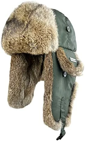 Cheap β Winter Trapper Hat For Men π© Women 100% Real Rabbit Fur Russian Fur Winter Ushanka Hat Men Aviator Bomber Hat Mens Trapper Hat Black-2 π₯° 3 Cheap β Winter Trapper Hat For Men π© Women 100% Real Rabbit Fur Russian Fur Winter Ushanka Hat Men Aviator Bomber Hat Mens Trapper Hat Black-2 π₯°