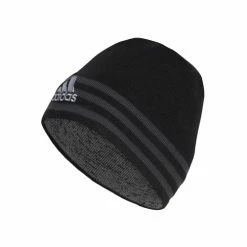 New ✔️ Adidas Men's Eclipse Reversible Beanie Bold Blue/chalk White/scarlet/onix ⭐