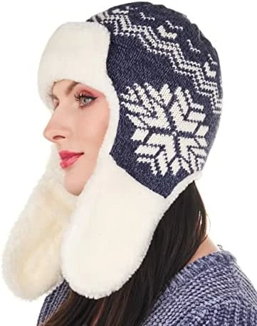 Cheap ⌛ Team Snowflake Winter Trapper Hat For 👩 Women - Fun Ushanka Hat With Ear Flaps Brown - Brown ✨ 9 Cheap ⌛ Team Snowflake Winter Trapper Hat For 👩 Women - Fun Ushanka Hat With Ear Flaps Brown - Brown ✨ - Image 7