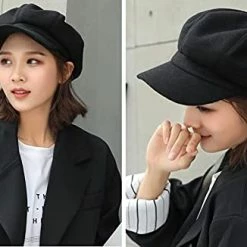 Brand new ๐คฉ Newsboy Hats For ๐ฉ Women, ๐ฉ Women Newsboy Hats Winter Felt Retro Solid Color Fashion All-Match Newsboy Cap A Burgundy ๐ 21 Brand new ๐คฉ Newsboy Hats For ๐ฉ Women, ๐ฉ Women Newsboy Hats Winter Felt Retro Solid Color Fashion All-Match Newsboy Cap A Burgundy ๐ -Men Skullies & Beanies Sales 41a1CgRK00L