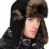 Deals 🔔 Newtall Warm Trapper Hat Waterproof Hat With Ear Flaps For Cold Weather For Men/Women Green 👍 -Men Skullies & Beanies Sales 41bkdb9Vx3L. AC