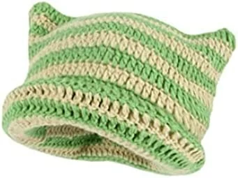 Promo π Crochet Hats For π© Women Cat Beanie Vintage Beanies π© Women Fox Hat Grunge Accessories Slouchy Beanies For π© Women Green βοΈ 6 Promo π Crochet Hats For π© Women Cat Beanie Vintage Beanies π© Women Fox Hat Grunge Accessories Slouchy Beanies For π© Women Green βοΈ - Image 4