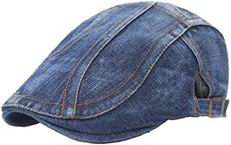 Hot Sale ๐ Maxpetus Denim ๐ฉ Women's Berets, Newsboy Hats, Chauffeur Hats Light Blue ๐คฉ 6 Hot Sale ๐ Maxpetus Denim ๐ฉ Women's Berets, Newsboy Hats, Chauffeur Hats Light Blue ๐คฉ - Image 4