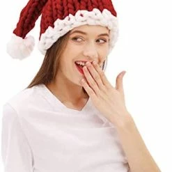 Discount β Caistre Santa's Hat π© Womens Beanie Winter Hat Soft Slouchy Warm Knit Skull Cap π Christmas Hat Red π€© 11 Discount β Caistre Santa's Hat π© Womens Beanie Winter Hat Soft Slouchy Warm Knit Skull Cap π Christmas Hat Red π€© -Men Skullies & Beanies Sales 41gmQhgnWmL. AC