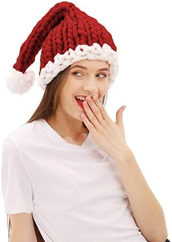 Discount β Caistre Santa's Hat π© Womens Beanie Winter Hat Soft Slouchy Warm Knit Skull Cap π Christmas Hat Red π€© 7 Discount β Caistre Santa's Hat π© Womens Beanie Winter Hat Soft Slouchy Warm Knit Skull Cap π Christmas Hat Red π€© - Image 5