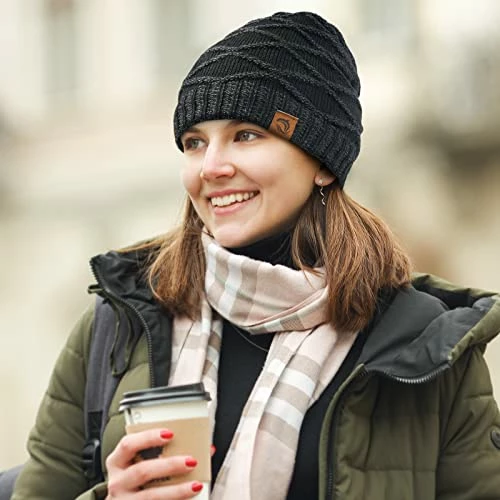 Brand new π€© URECOVER Beanie Hat π Christmas Stocking Stuffers For Men, Winter Hats For π© Women Slouchy Knit Cap For Teens Adults Gifts Carbon Black π 8 Brand new π€© URECOVER Beanie Hat π Christmas Stocking Stuffers For Men, Winter Hats For π© Women Slouchy Knit Cap For Teens Adults Gifts Carbon Black π - Image 6