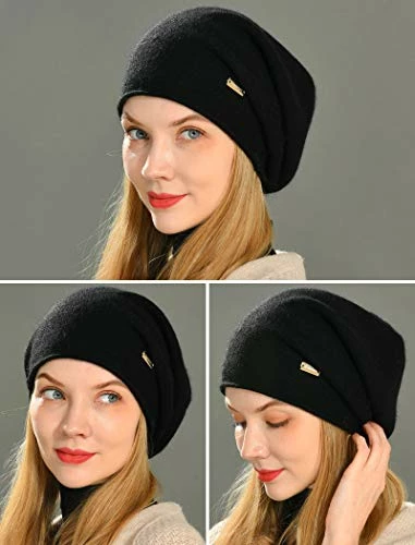 Top 10 ๐ Jaxmonoy Cashmere Slouchy Knit Beanie Hat For ๐ฉ Women Winter Soft Warm Ladies Wool Knitted Skull Beanies Cap Azure โจ 8 Top 10 ๐ Jaxmonoy Cashmere Slouchy Knit Beanie Hat For ๐ฉ Women Winter Soft Warm Ladies Wool Knitted Skull Beanies Cap Azure โจ - Image 6