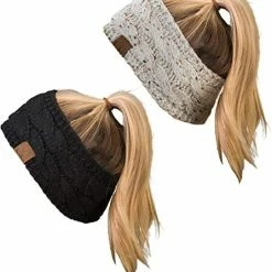 Wholesale 🎉 Funky Junque Cable Knit Fuzzy Lined Head Wrap Headband Ear Warmer A Confetti Oatmeal Design ⭐ -Men Skullies & Beanies Sales 41i0M7ZcjbL. AC