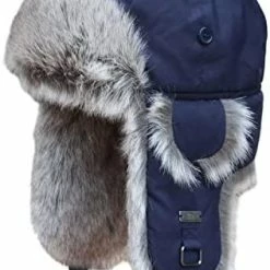 Best Pirce ✨ Kurhatic Winter Trapper Hat,Warm Faux Fur Aviator Hat,Russian Trooper Hunting Ski Hat With Ear Flaps for Men & 👩 Women Charcoal Gray 🌟 -Men Skullies & Beanies Sales 41iAzRqdgzL. AC