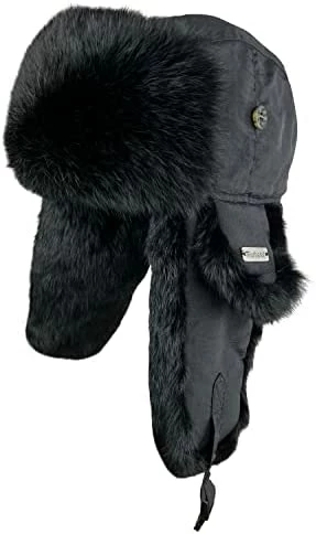 Cheap β Winter Trapper Hat For Men π© Women 100% Real Rabbit Fur Russian Fur Winter Ushanka Hat Men Aviator Bomber Hat Mens Trapper Hat Black-2 π₯° 9 Cheap β Winter Trapper Hat For Men π© Women 100% Real Rabbit Fur Russian Fur Winter Ushanka Hat Men Aviator Bomber Hat Mens Trapper Hat Black-2 π₯° - Image 7