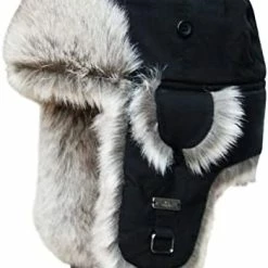 Best Pirce ✨ Kurhatic Winter Trapper Hat,Warm Faux Fur Aviator Hat,Russian Trooper Hunting Ski Hat With Ear Flaps for Men & 👩 Women Charcoal Gray 🌟 -Men Skullies & Beanies Sales 41kCvObuvL. AC