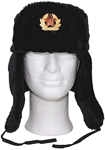 New β Loxdonz Ushanka Russian Military Hat With Ear Flaps And Soviet Badge, Trapper Ski Hat For Winter White π 5 New β Loxdonz Ushanka Russian Military Hat With Ear Flaps And Soviet Badge, Trapper Ski Hat For Winter White π - Image 3