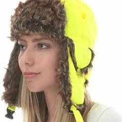 Outlet π The Hat Depot Winter Bomber Safety Reflective Faux Fur Aviator Kids & Adult Trapper Hat Snow Ski Trooper Hat 1. Plain - Blaze Orange π 20 Outlet π The Hat Depot Winter Bomber Safety Reflective Faux Fur Aviator Kids & Adult Trapper Hat Snow Ski Trooper Hat 1. Plain - Blaze Orange π -Men Skullies & Beanies Sales 41mgAi8UIfL. AC