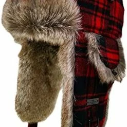 Best reviews of ⌛ Fur Winter Trapper Hat,Wool Faux Fur Aviator Ski Trapper Trooper Pilot Hat,Snow Eskimo Hat With Ear Flaps For Men & 👩 Women Brown ✔️ -Men Skullies & Beanies Sales 41nAwWm0JzL. AC