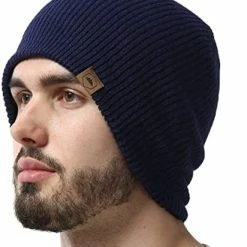 Promo ❤️ Winter Beanie Knit Hat For Men & 👩 Women - Daily Knit Ribbed Cap - Warm & Soft Stylish Toboggan Skull Caps For Cold Weather Black ⭐ -Men Skullies & Beanies Sales 41nXNCnALFL. AC