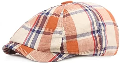 Cheapest 👏 Soultopxin 👩 Womens Plaid Flat Cap Mens Ivy Gastby Cabbie Cap Unisex Cotton Newsboy Cap Style 32 👏 11 Cheapest 👏 Soultopxin 👩 Womens Plaid Flat Cap Mens Ivy Gastby Cabbie Cap Unisex Cotton Newsboy Cap Style 32 👏 - Image 10