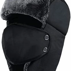 Best reviews of ⭐ Trapper Hat Winter Hats For Men 👩 Women, Russian Warm Trooper Hat With Ear Flaps, Ushanka Bomber Fur Hats With Windproof Mask Blue 😍 -Men Skullies & Beanies Sales 41oNVL0BSL. AC