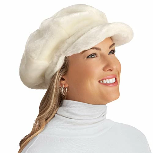 Best reviews of ๐ Collections Etc Faux Fur Newsboy Winter Hat, Stylish Plush Cap Chocolate ๐ 4 Best reviews of ๐ Collections Etc Faux Fur Newsboy Winter Hat, Stylish Plush Cap Chocolate ๐ - Image 2