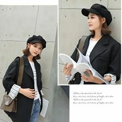 Brand new π Sumolux π© Women Beret Newsboy Hat French Wool Cap Classic Autumn Spring Winter Navy Blue βοΈ