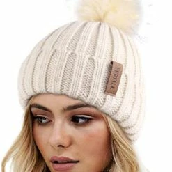 Best deal π FURTALK π© Womens Winter Knitted Beanie Hat With Faux Fur Pom Warm Knit Skull Cap Beanie For π© Womenβ¦ 01-black π₯° 19 Best deal π FURTALK π© Womens Winter Knitted Beanie Hat With Faux Fur Pom Warm Knit Skull Cap Beanie For π© Womenβ¦ 01-black π₯° -Men Skullies & Beanies Sales 41rvVX1AbdL. AC