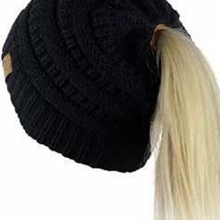 Promo 🔥 C.C BeanieTail Soft Stretch Cable Knit Messy High Bun Ponytail Beanie Hat Dark Olive 👍 24 Promo 🔥 C.C BeanieTail Soft Stretch Cable Knit Messy High Bun Ponytail Beanie Hat Dark Olive 👍 -Men Skullies & Beanies Sales 41twwdTQ2AL. AC