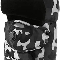 Cheapest 🧨 Winter Trapper Hat For Men & 👩 Women, Trooper Hunting Russian Fur Hat With Ear Flap & Mask Ushanka Aviator Hat For Cold Weather Dark Blue 🎁 -Men Skullies & Beanies Sales 41udzs7u9rL. AC