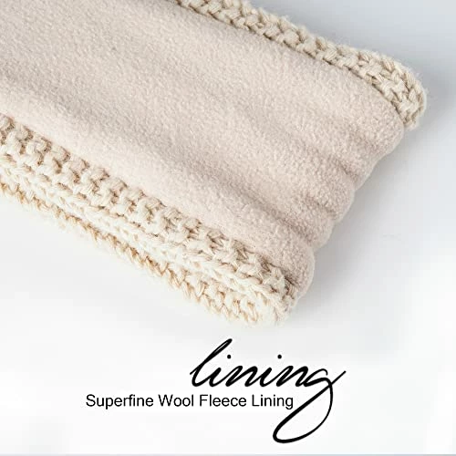 Coupon 💯 Hatromm Winter Headbands For 👩 Women Wool 2 Pack, Ear Warmers For 👩 Women Headband Knit Thick Fleece Lined, Cold Weather Warm Ear Muffs(Black+Beige) ⌛ 6 Coupon 💯 Hatromm Winter Headbands For 👩 Women Wool 2 Pack, Ear Warmers For 👩 Women Headband Knit Thick Fleece Lined, Cold Weather Warm Ear Muffs(Black+Beige) ⌛ - Image 4