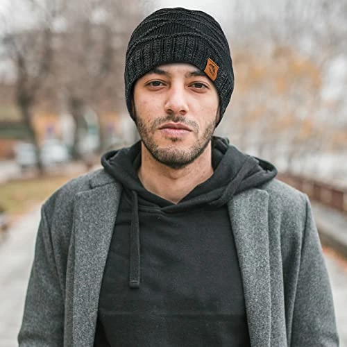 Brand new π€© URECOVER Beanie Hat π Christmas Stocking Stuffers For Men, Winter Hats For π© Women Slouchy Knit Cap For Teens Adults Gifts Carbon Black π 7 Brand new π€© URECOVER Beanie Hat π Christmas Stocking Stuffers For Men, Winter Hats For π© Women Slouchy Knit Cap For Teens Adults Gifts Carbon Black π - Image 5