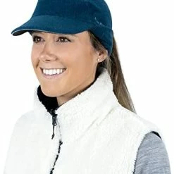 Buy 😉 TrailHeads Fleece Ponytail Hat With Drop Down Ear Warmer | The Trailblazer Adventure Hat For 👩 Women Heather Teal 😀 -Men Skullies & Beanies Sales 41xgB3yu4LL. AC