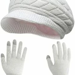 Best deal 🤩 HINDAWI Winter Hats Gloves For 👩 Women Knit Warm Snow Ski Outdoor Caps Touch Screen Mittens Hat And Gloves (grey) 😍 16 Best deal 🤩 HINDAWI Winter Hats Gloves For 👩 Women Knit Warm Snow Ski Outdoor Caps Touch Screen Mittens Hat And Gloves (grey) 😍 -Men Skullies & Beanies Sales 41xqKYg2FiL. AC