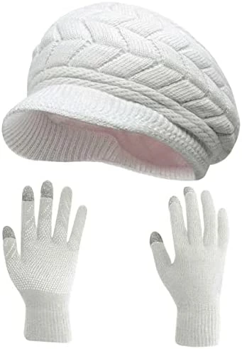 Best deal 🤩 HINDAWI Winter Hats Gloves For 👩 Women Knit Warm Snow Ski Outdoor Caps Touch Screen Mittens Hat And Gloves (grey) 😍 9 Best deal 🤩 HINDAWI Winter Hats Gloves For 👩 Women Knit Warm Snow Ski Outdoor Caps Touch Screen Mittens Hat And Gloves (grey) 😍 - Image 7
