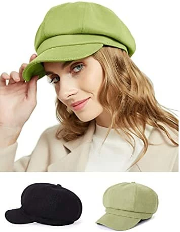 Outlet π€© TOPHOPE 8 Panels Newsboy Caps For π© Women Cotton Wool Blended Cabbie Hat Gatsby Ivy Beret With Visor Grass π 10 Outlet π€© TOPHOPE 8 Panels Newsboy Caps For π© Women Cotton Wool Blended Cabbie Hat Gatsby Ivy Beret With Visor Grass π - Image 8