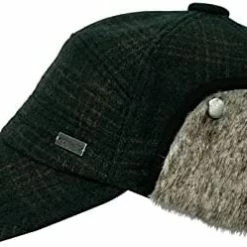 Deals 🛒 Comhats Wool ⚾ Baseball Cap Men Fur Hunting Trapper Dad Hats Sports Earflap Unisex M L XL 67134#gray ⌛ -Men Skullies & Beanies Sales 41yFV60dKeL. AC