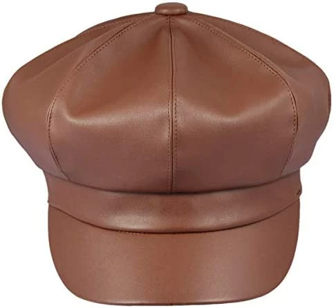 Buy โญ Samtree ๐ฉ Women Newsboy Hats, Visor Beret Cabbie Hat 8 Panel Ivy Cap PU Leather Brown ๐ 4 Buy โญ Samtree ๐ฉ Women Newsboy Hats, Visor Beret Cabbie Hat 8 Panel Ivy Cap PU Leather Brown ๐ - Image 2
