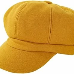 Wholesale 🧨 Women Newsboy Caps Warm Visor Beret Hat Cozy Trendy Vintage Cabbie Hat For Ladies 👧 Girls Beige 🔔 -Men Skullies & Beanies Sales 41yjmEMw1AL. AC