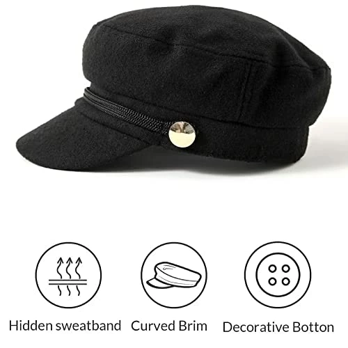 Best deal β¨ Accsa π© Womens Fashion Newsboy Cap Bakerboy Cabbie Gatsby Pageboy Visor Beret Hat Houndstooth Brown π 6 Best deal β¨ Accsa π© Womens Fashion Newsboy Cap Bakerboy Cabbie Gatsby Pageboy Visor Beret Hat Houndstooth Brown π - Image 4