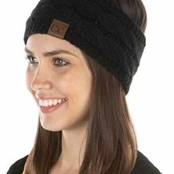 Cheap 🎉 Funky Junque Exclusives 👩 Womens Head Wrap Lined Headband Stretch Knit Ear Warmer Grey, Black, Beige, French Beige - 4 Tone Mix 🎁 -Men Skullies & Beanies Sales 41zj9nWFHL. AC