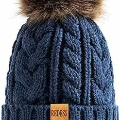 Coupon π₯° REDESS π© Women Winter Pompom Beanie Hat With Warm Fleece Lined, Thick Slouchy Snow Knit Skull Ski Cap β 21 Coupon π₯° REDESS π© Women Winter Pompom Beanie Hat With Warm Fleece Lined, Thick Slouchy Snow Knit Skull Ski Cap β -Men Skullies & Beanies Sales 51 RU7MzWL. AC