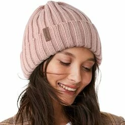 Coupon 🎉 FURTALK Winter Hats For 👩 Women Fleece Lined Beanie Cable Knit Chunky Beanies 👩 Womens Snow Cap Orange 🎁 -Men Skullies & Beanies Sales 510 y1yvX9L. AC