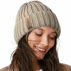 Coupon 🎉 FURTALK Winter Hats For 👩 Women Fleece Lined Beanie Cable Knit Chunky Beanies 👩 Womens Snow Cap Orange 🎁 -Men Skullies & Beanies Sales 5117bD4APZL. AC